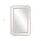 Homeroots Recatngle Gold Leaf Mirror with Angled Corners Frame 383725 - alternate 7